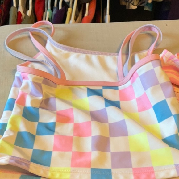 Wonder Nation Pink and Blue Bikini Swimwear - Picture 8 of 11